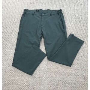 Rare Rabbit Travel-1 Mens Pants Size 34 Dark Teal Green Performance Stretch